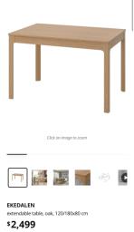 Ikea Extendable Table Ekedalen image 3