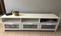 Nearly New  Ikea Tv Bench  3 Drawers image 3