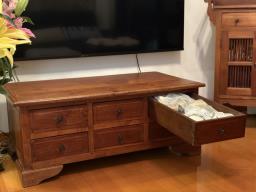 Organic Indonesia Teak Tv Cabinet image 3