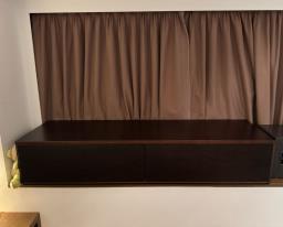 Poliform Wooden Tv furniture black image 2