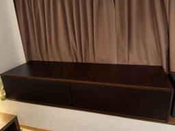 Poliform Wooden Tv furniture black image 1