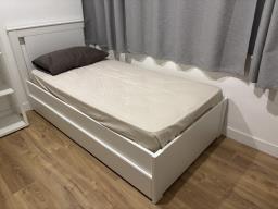 Single Bed with storage and mattress image 3