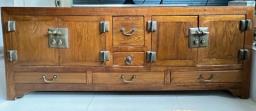 Vintage solid wood Tv cabinet image 1