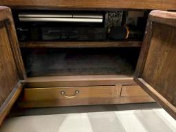 Vintage solid wood Tv cabinet image 3