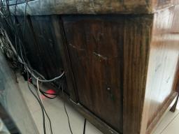 Vintage solid wood Tv cabinet image 7