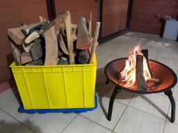 Portable Fire pit with bag 790 image 1
