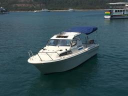 speedboat with room and toilet image 6