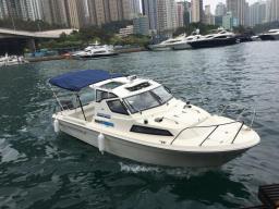 speedboat with room and toilet image 10