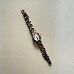 Bronze Ladies Quartz Bracelet Watch image 2