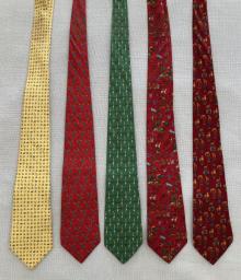 Vintage Salvatore Ferragamo Silk Ties image 1