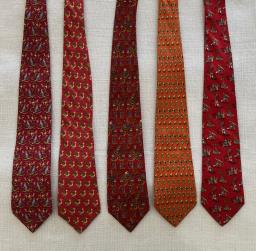 Vintage Salvatore Ferragamo Silk Ties image 2