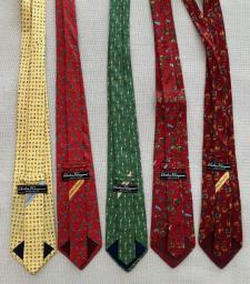 Vintage Salvatore Ferragamo Silk Ties image 3