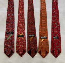 Vintage Salvatore Ferragamo Silk Ties image 4
