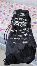 Skateboard and helmets image 4