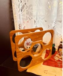 Moving-used Wooden Wine Rack image 1