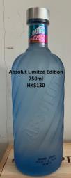 Selection of vodkas - Absolut  42 Below image 1