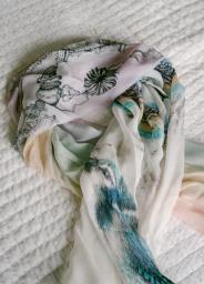 Artist Silk Scarf with gift package image 5
