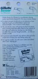 Gillette Sensor Refillable Womans Razor image 3