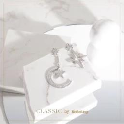 Silver Nobeing earrings image 4