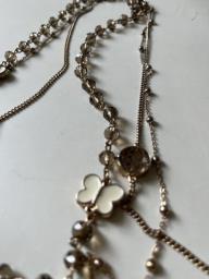 Triple chain long necklace image 2