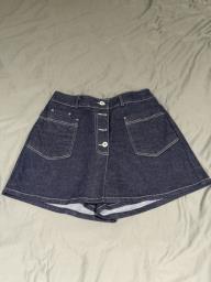 Denim shorts image 1