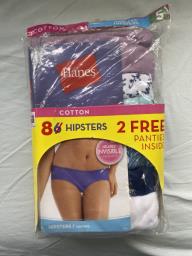 Hanes Cotton Panties 8 assorted image 1