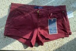 Maroon short image 1