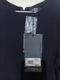 99 new one piece pleated black dress image 5