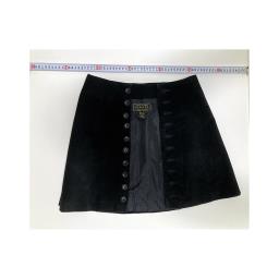 Black Leather Skirt  by Express image 2