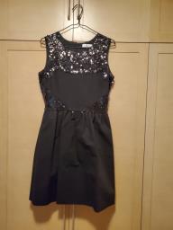 Blugirl Blumarine black sequin dress image 1