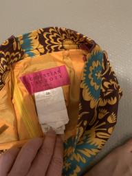 Brown yellow turquoise Pencil skirt image 3