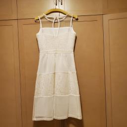 Dorothy Perkins white lace sleeves dress image 3