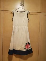 Embroidery sleeveless party dress image 3