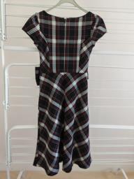 European brand Plaid Dress image 2