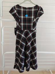 European brand Plaid Dress image 3