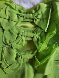 Karen Millen green strap party dress image 3