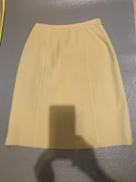 Lime A-line skirt image 3