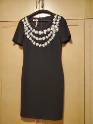 Moschino black short sleeve dress image 1