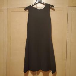 Sandro black shredded back sexy dress image 2