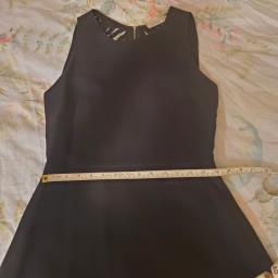 Sandro black shredded back sexy dress image 3