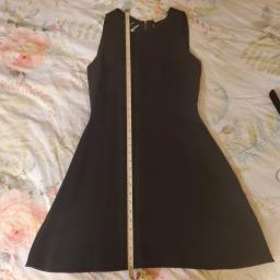 Sandro black shredded back sexy dress image 5
