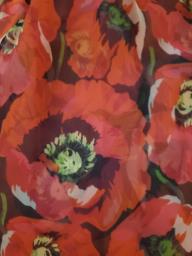 Ted Baker orange red off shoulder dress image 3