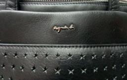 agnes b Leather Handbag image 3