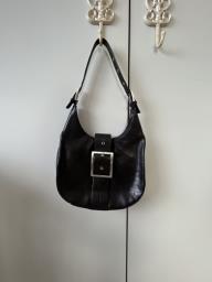 Black leather handbag Kenneth Cole image 3