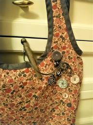 Brownred Ethnic Cotton Bag image 2
