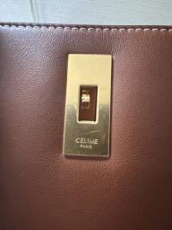 Celine Teen Bucket Bag Tan color image 3