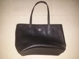Coach Black City Zip Tote Handbag image 1