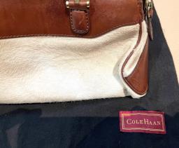 Cole Haan Pony Skin and Leather hand bag image 2