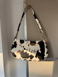 Cow Print Shoulder Bag image 2
