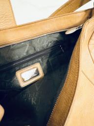 Furla  light brown leather handbag image 5